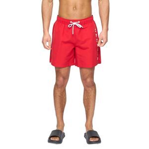 Henleys Mens Henybold Swim Shorts / Red